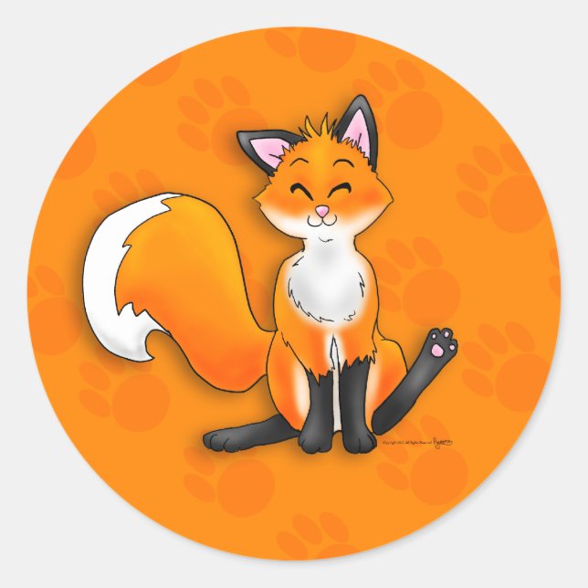 Fox Stickers (Vorderseite)