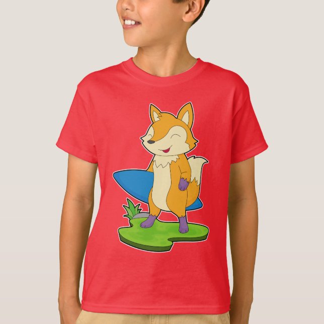 Fox Surfboard T-Shirt (Vorderseite)