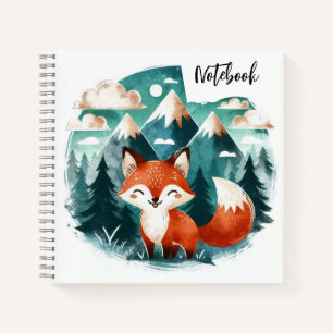 Fox Tales at Sunset - Ein gemütlicher Wüstentraum Notizbuch