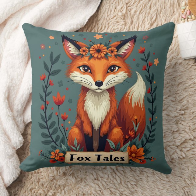 Fox Tales Boho Woodland Animal Kissen (Decke)