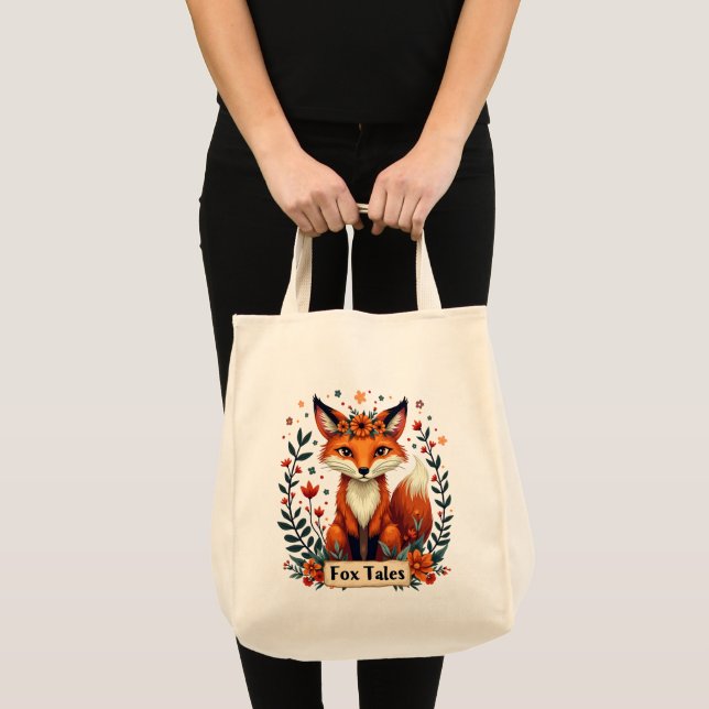 Fox Tales Boho Woodland Animal Tragetasche (Vorderseite (Produkt))