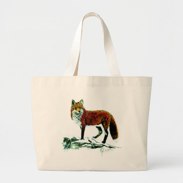 Fox-Tasche Jumbo Stoffbeutel (Vorne)
