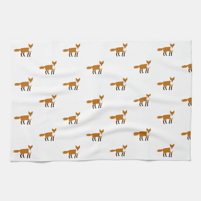 Fox TeaTowels Teetuch Geschirrtuch (Horizontal)