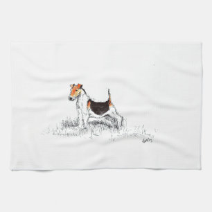 Fox Terrier Geschirrtuch