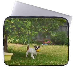 Fox Terrier Glückliche Tage,  Laptopschutzhülle