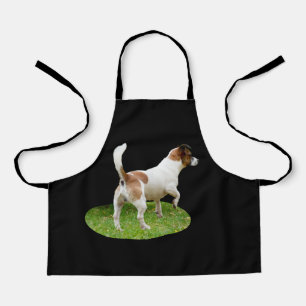 Fox Terrier On Alert, Kinder Full Print Schürze