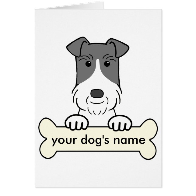 Fox Terrier personnalisé de fil (Devant)