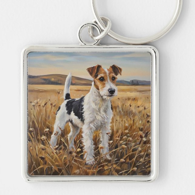 Fox Terrier Schlüsselanhänger (Vorne)