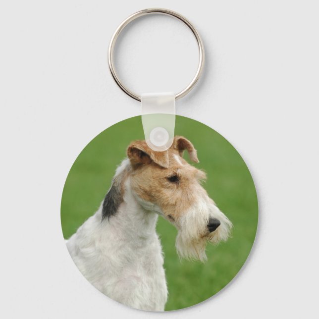 Fox Terrier Schlüsselanhänger (Vorderseite)