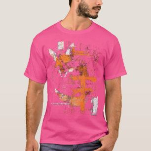 Fox Text Abstrakt Animal Geometric Fox T-Shirt