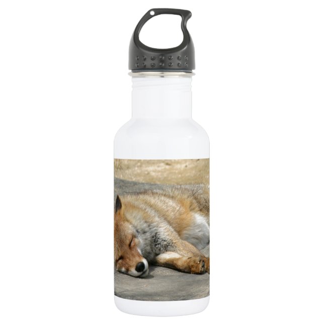 Fox-Tierbüro-Duschen-Party-Kunst Trinkflasche (Vorderseite)
