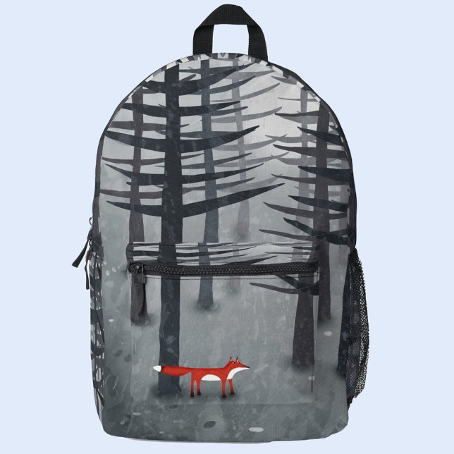 Fox und Forest Bedruckter Rucksack (The Fox and the Forest backpack)
