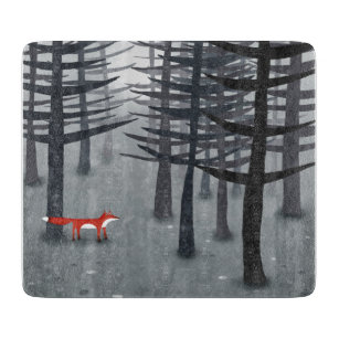 Fox und Forest Schneidebrett