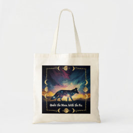 Fox Under the Moon Tote Bag Tragetasche