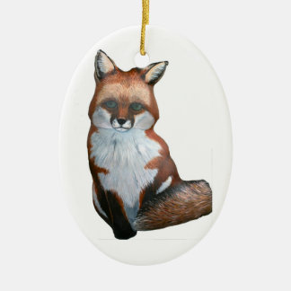 Fox-Verzierung Keramikornament
