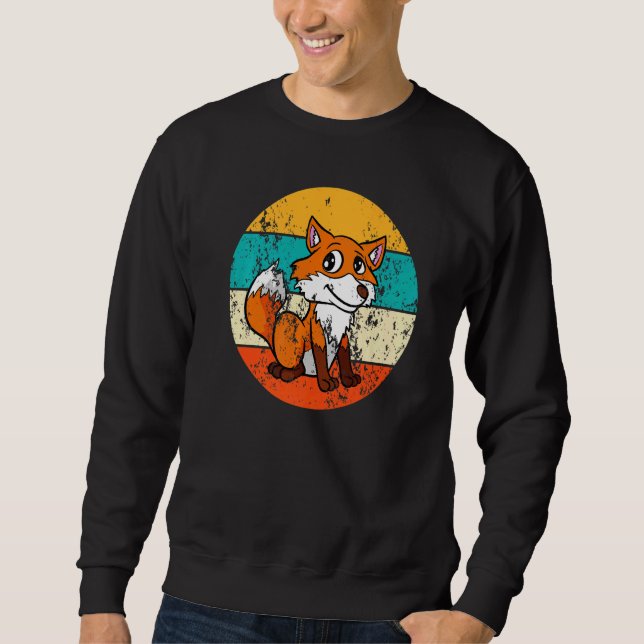 Fox Vintag Retro Sweatshirt (Vorderseite)