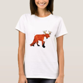 Fox-Wasserfarbe T-Shirt