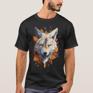 Fox White Wolf Herbst lässt Tierkünstler Fox T-Shirt