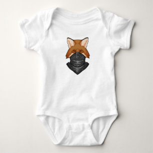 Fox wie Bandit mit KerChief Baby Strampler