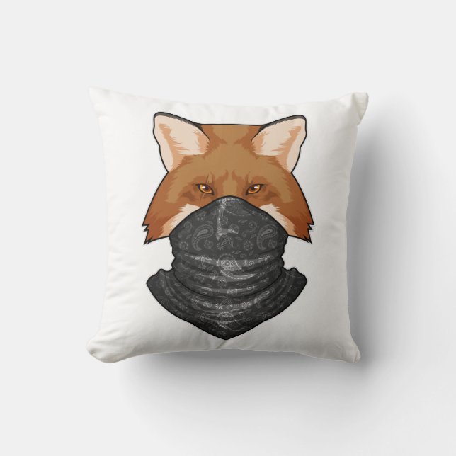 Fox wie Bandit mit KerChief Kissen (Vorderseite)