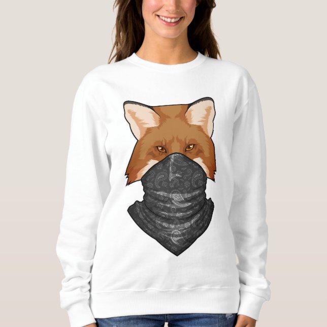 Fox wie Bandit mit KerChief Sweatshirt (Vorderseite)