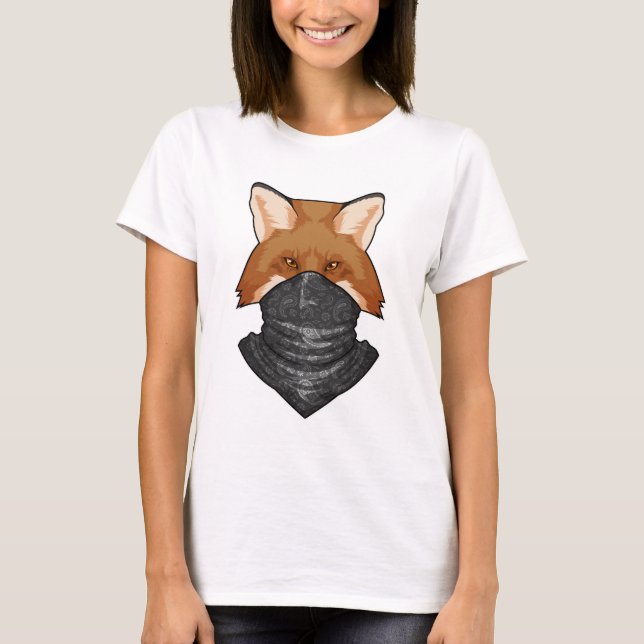 Fox wie Bandit mit KerChief T-Shirt (Vorderseite)