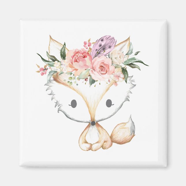 fox woodland, cute magnet (Vorne)