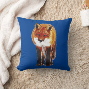 FOX WOODLAND TIERPILLOW KISSEN
