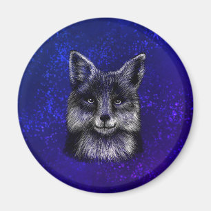 Fox zeichnend magnet