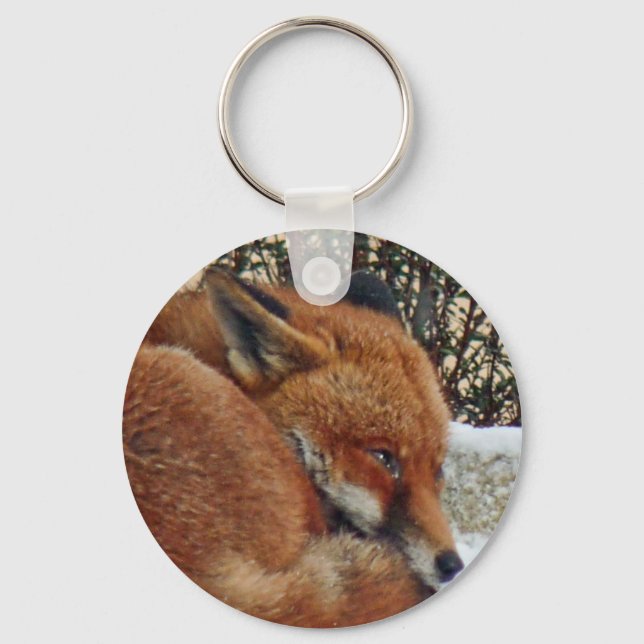 Foxday Träumen Schlüsselanhänger (Vorderseite)