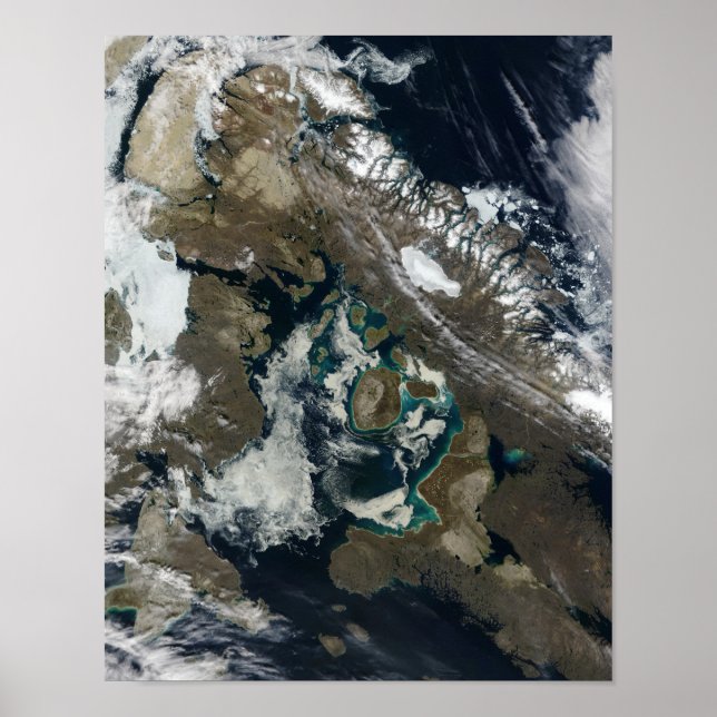 Foxe Basin, Nordkanada Poster (Vorne)