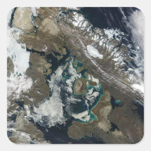 Foxe Basin, Nordkanada Quadratischer Aufkleber