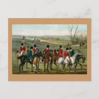 Foxenjagd 2 postkarte