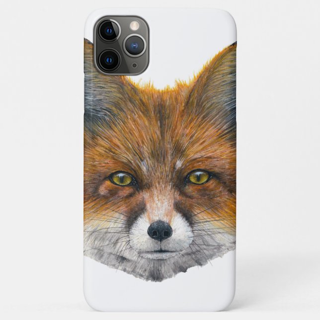 Foxface - Malerei in Acryl Case-Mate iPhone Hülle (Rückseite)