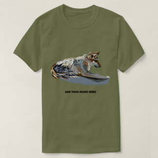 FoxFoxies grauer Foxgrauer Fox-T-Shirts T-Shirt