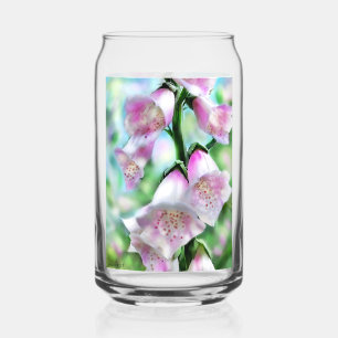 Foxglove Blume Blumenrosa Lavendel Grüne Blume Dosenglas