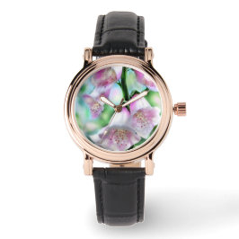 Foxglove Blume Lila Weiß Grün Rosa Armbanduhr