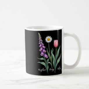 Foxglove Daisy Tulip Blume Design Floral Girl Mama Kaffeetasse