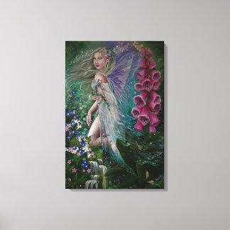 Foxglove Fee Leinwand drucken