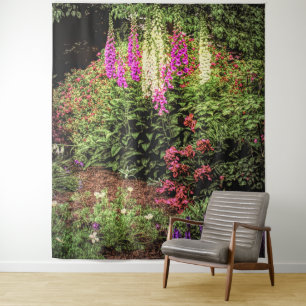 Foxglove Garden Design Wand hängen Wandteppich