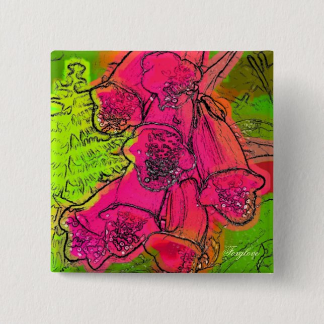 FOXGLOVES BUTTON (Vorderseite)