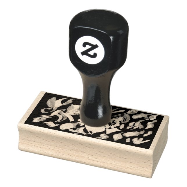 Foxherbstleuchte Gummistempel (Stempel)