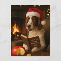 Foxhound 'Käse-Steuer' Weihnachtskarte