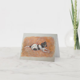 Foxhound Terrier Dankeskarte