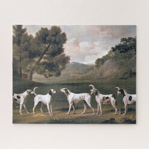 Foxhounds in einer englischen Landschaft (George S