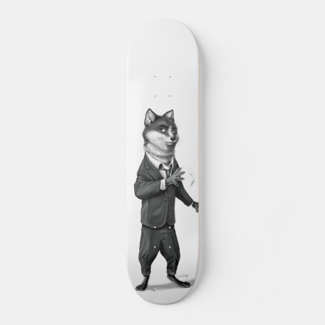 FoxSkateboard (stehend) Skateboard (Vorderseite)