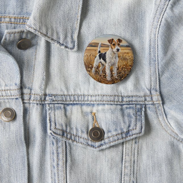 Foxterrier Button (Beispiel)