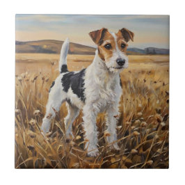 Foxterrier Fliese