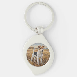 Foxterrier Schlüsselanhänger