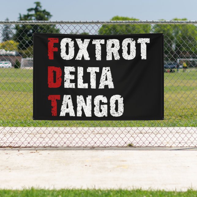 Foxtrot Delta Tango Banner (Insitu)